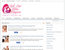 Tablet Screenshot of bestnewmomsmagazine.com